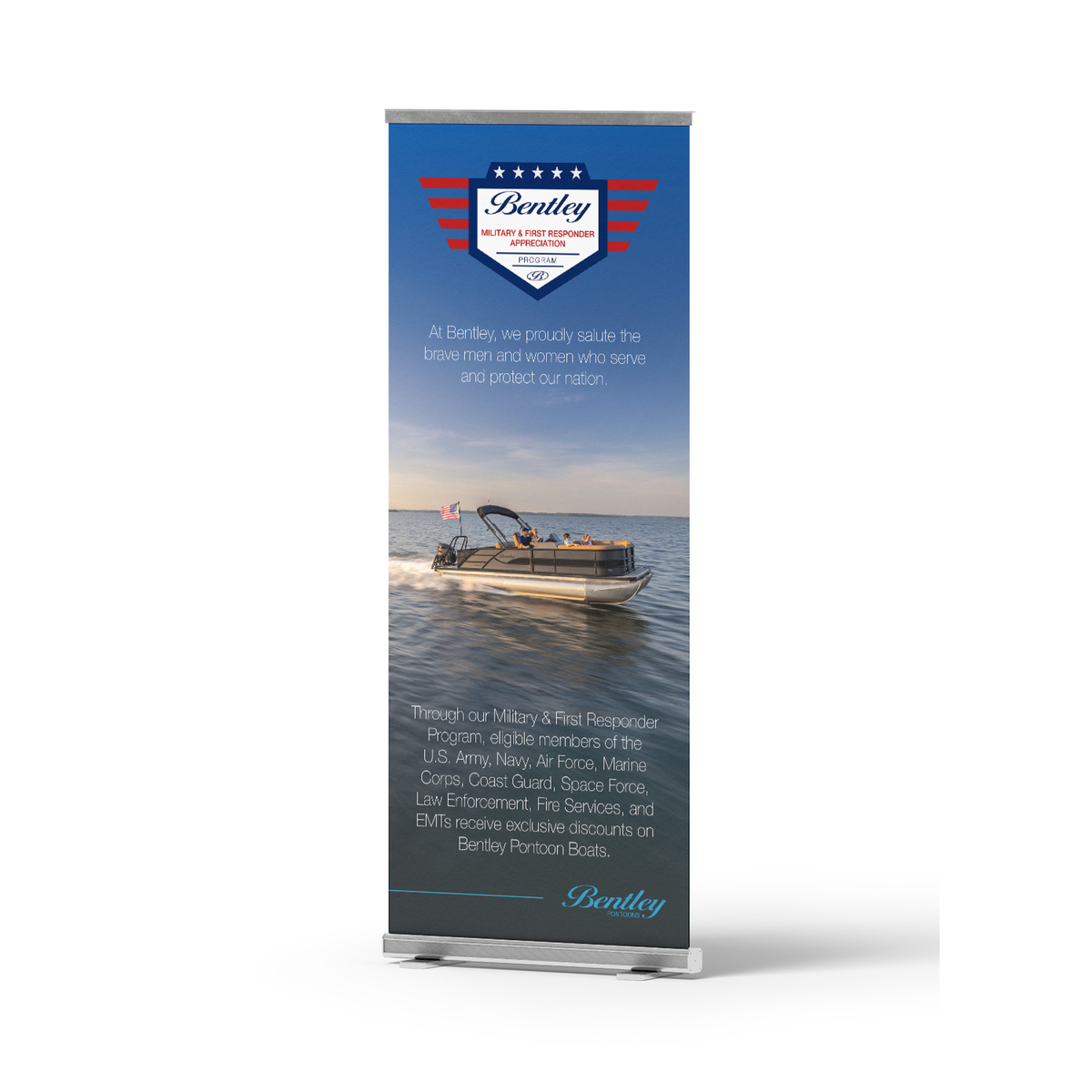 Retractable Banner - Military and First Responder