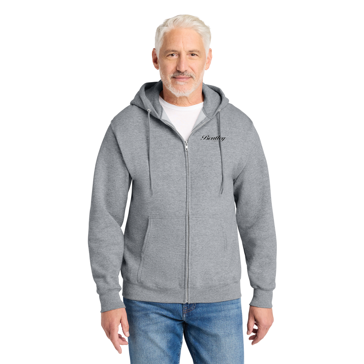 Port & Co® Core Fleece Full-Zip Hooded Sweatshirt
