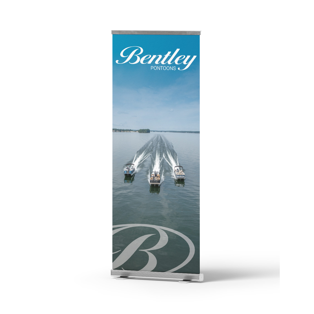 Retractable Banner - Bentley Pontoons Branded